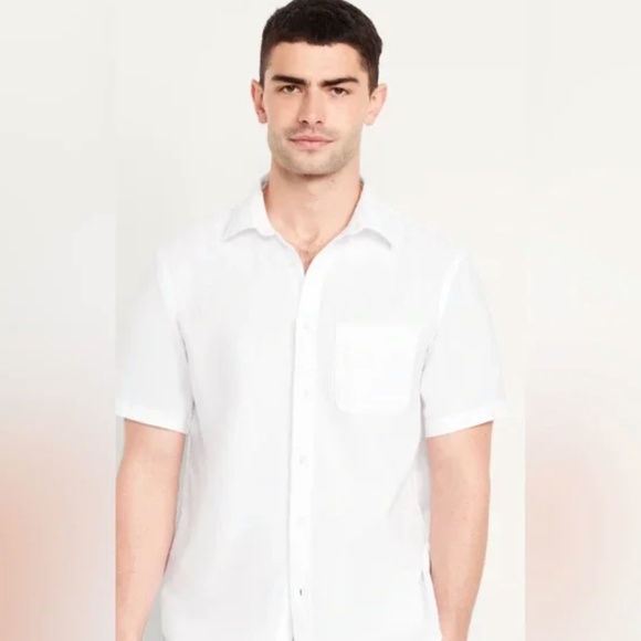 White Linen Classic Fit Everday Shirt from Old Navy - Picture 1 of 2